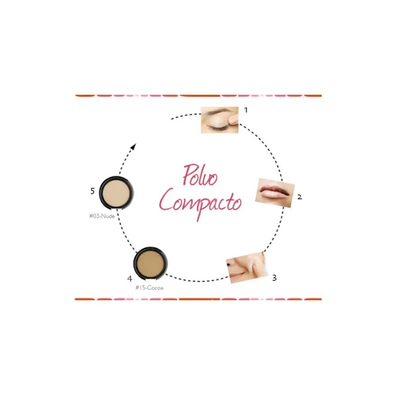 Polvo Maquillaje Compacto Para Rostro Bissú