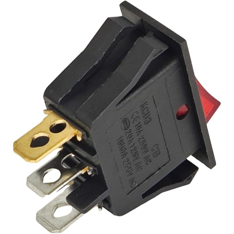 XYZIL ZE-215 Lighted Rocker Switch - ON-Off, Compatible with Zing