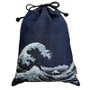 Edoten Drawstring pouch Cloth bag Cotton 100% 4.5 oz Yarn-dyed