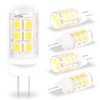 VYAOMLI 5 PCS -120V G4 LED Light Bulbs 3W JC