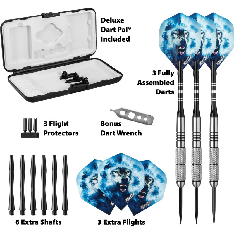 Fat Cat by GLD Products Unisex Predator Darts, Black UK