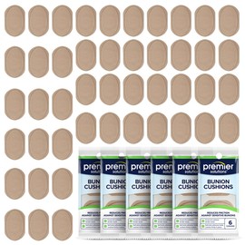 Premier Solutions Bunion Relief Pads: 36 Count, All-Day Comfort & Bunion Protection, Protects Feet for Men and Women, Reduces Friction, Self-Stick Adhesive, All Day Water Resistant Protection