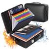 Zanoal Fireproof Safe Document File Organizer Box, 5200°F Portable File