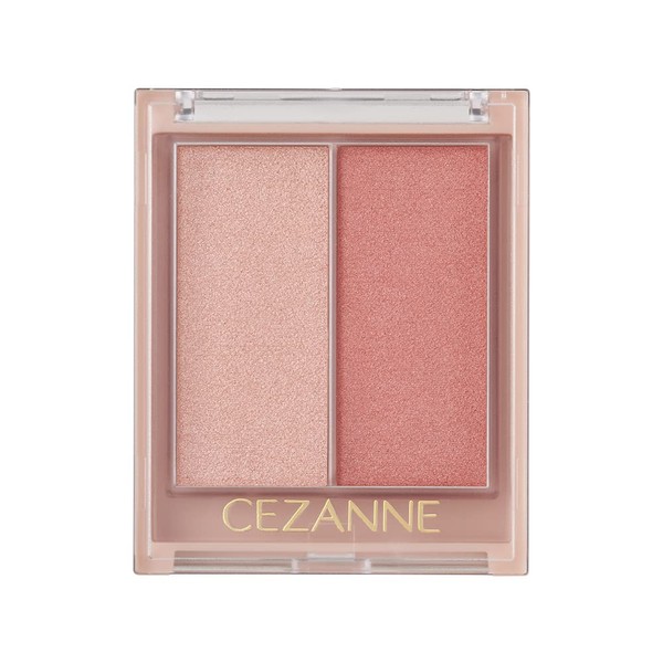 Cezanne Cream Face Grow Color 02 Rose Grow 02 0.2 oz (5.9 g) Face Color Ruddy Color Urumi Gloss