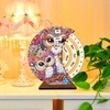 Diamond Art Calendar, Diamond Painting Calendar, Wooden Manual Rotating Desk
