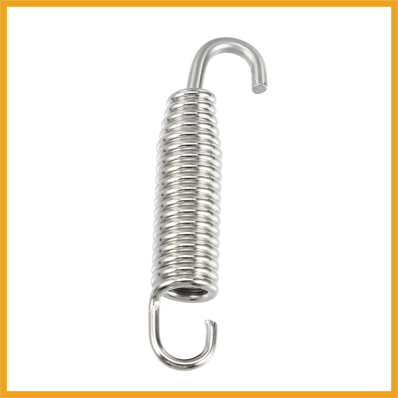 Partuto 2 Pcs Universal Exhaust Pipe Spring for Motorcycles 58mm
