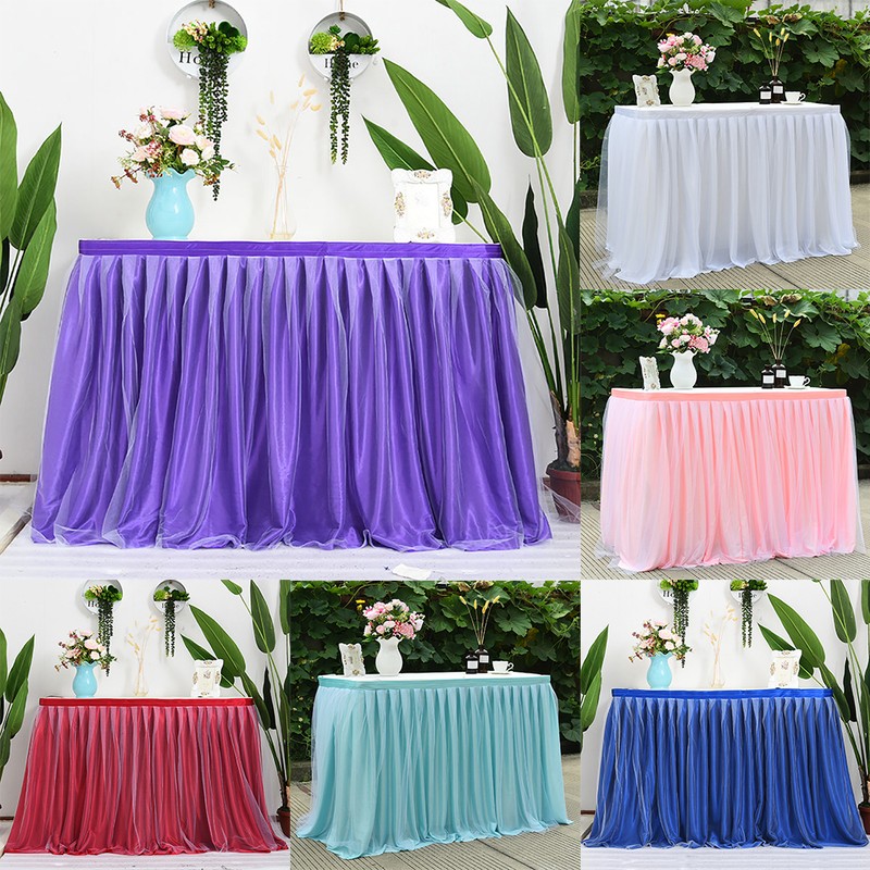 Table Skirt Tulle Table Skirt Table Tulle Tableware Table Cloth