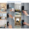 Xenocam Smart Door Lock with Handle,Keyless Entry,8-in-1 Fingerprint Door Lock