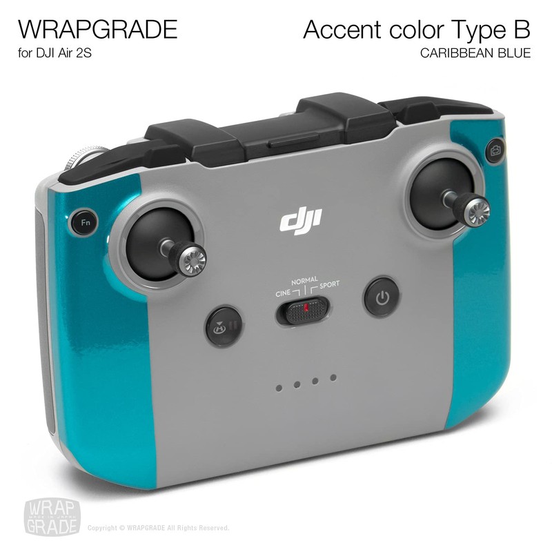 Wrapgrade Skin Compatible with DJI Air 2S | Accent Colour