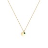 Elli Women's April Birthstone Necklace with Crystals Gold Plated, Sterling