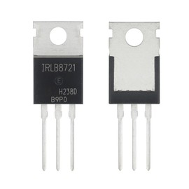 ALLECIN IRLB8721 IRLB8721N MOSFET Transistors 30V 62A IRLB8721PBF N-Channel Power Mosfets Transistor 30 Volt 62 Amp TO-220 (Pack of 10pcs)