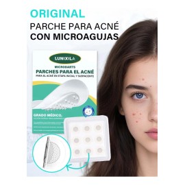 Parches Acne Con Micropuntos Granos,barros,da Y Noche Acneica DanocheAdecuado para hombres y mujeres, las microagujas son solubles.                   