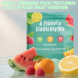 Taeci Electrolyte Powder Packets Sugar Free – Hydration Drink Mix with Potassium, Magnesium & Sodium – Zero Sugar Electrolytes for Rapid Rehydration – 20 Stick Packs, Variety Flavors