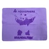 Aqua Sphere AS*BRANDALISED DRY TOWEL BANKSY'S GRAFFITI Panda Guns PURPLE