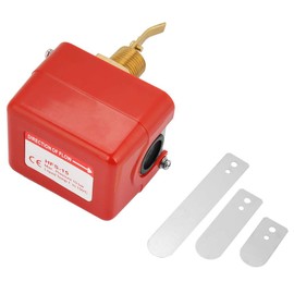 1/2 Inch Water Flow Switch HFS-15 Adjustable Thread Connection SPDT Contacts Red Water Flow Control for Water Treatment System, Default