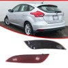 GTINTHEBOX Red Lens Rear Bumper Reflector Light Housings Assembly Compatible