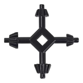 Chuck Key for Electric Drill, 4 in 1 Multifunctional Steel Chuck Key, Durable Master Key for Tightening and Loosening, Compatible with Most Drills and Power Tools