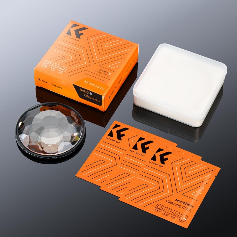 K&F Concept 82mm Kaleidoscope Filter, Prism Filter, Prism Photo, Optical