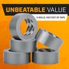Lockport 5 Pack Duct Tape Heavy Duty Waterproof, Strong Adhesive