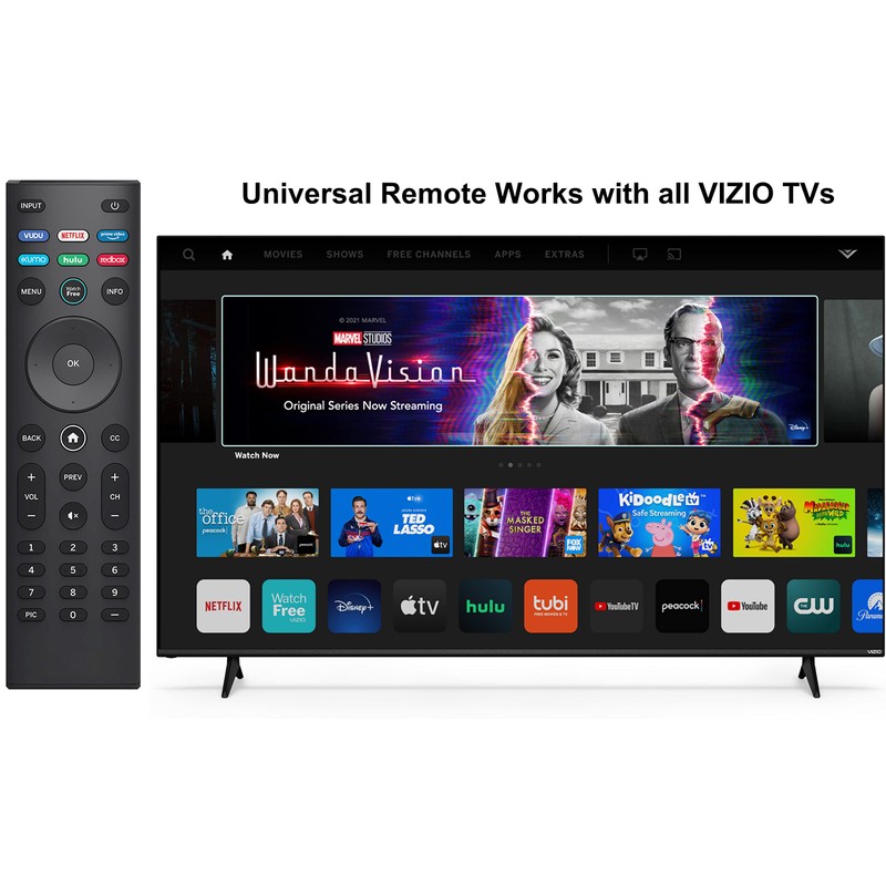 Universal Remote Control, XRT140 Smart TV Remote Compatible with VIZIO