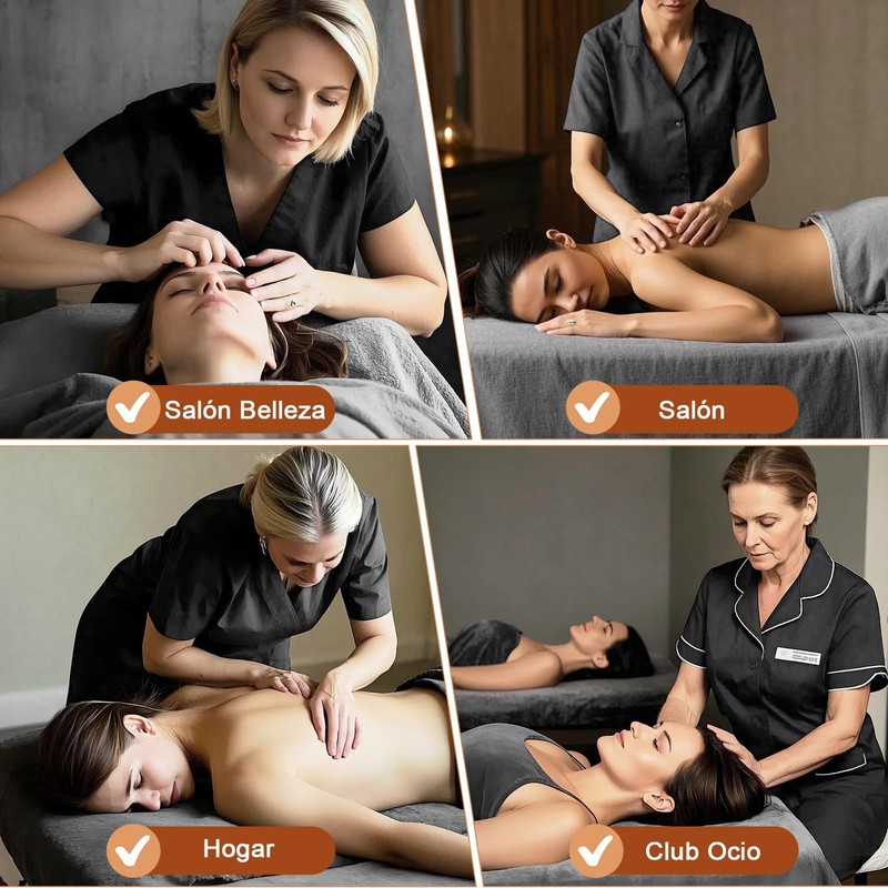 Massage Bed Sheet Set 3 Pieces Soft Breathable Reusable Bedding