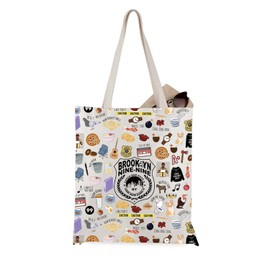 WCGXKO Comedy Tv Show Inspired Gift Comedy Tv Show Fans Merchandise Tote Bag (b99TOTE)