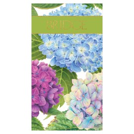 Caspari Hydrangea Garden Bridge Score Keeping Pads, 5 Included