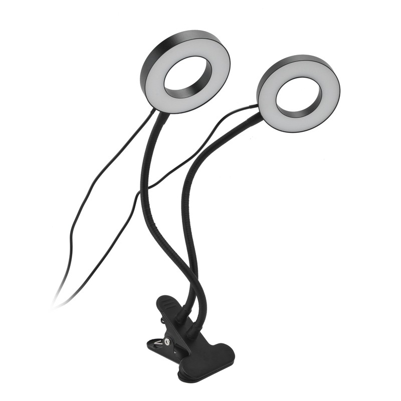 LED Grow Light DoubleEnd 360° Adjustable USB Powered Indoor Gooseneck