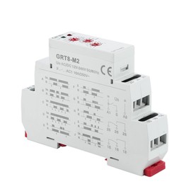 GAEYAELE 16A Multifunction Time Relay with 10 Function Choices AC/DC12V-240V Relay(GRT8-M2,AC/DC12V~240V)