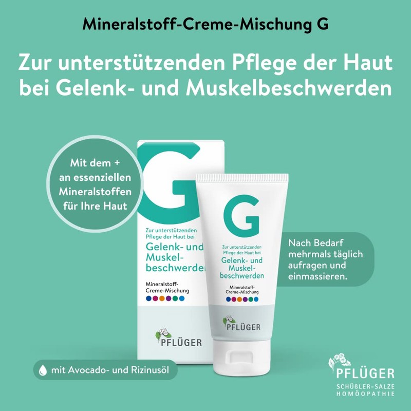PFLÜGER Mineral Cream Blend G - For Supportive Care for