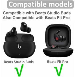 JNSA Replacement for Beats Studio Buds Earbuds Tips Ear Tips,6 Pairs S/M/L 3 Size,Ocean Blue