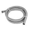 X AUTOHAUX Car Stainless Steel Braided Mesh Hose 3.3ft 3/8"