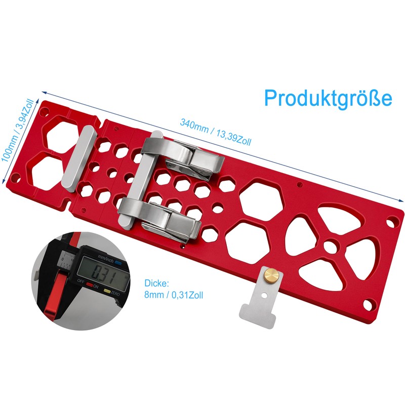 340 mm 90° Right Angle Guide Rail, Angle Stop Guide