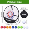 Jonuin Golf Practice Net, Golf Chipping Net, 3 Ring Nets