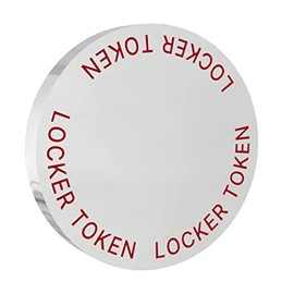 Harts 10 Units Trolley locker Token (OLD Round shape £1 coin size) 22.3mm x 3mm