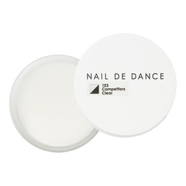 NAIL DE DANCE Powder 103 Competitors Clear 0.7 oz (20 g)