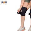 RNV Hinged Knee Support (Open Patella) - Black