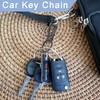 4Pack Small Keychain Rings, Metal Key Carabiner Clip, Mini EDC