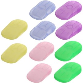 10 Boxs (200 Sheets) Paper Soap,Mini Portable Travel Soap Paper Sheets,for Hand and Body Washing Outdoor,Camping, Hiking,Hand Washing Bath Scented Paper Soap