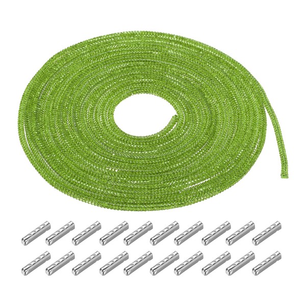 MECCANIXITY 4mm x 5m Shoe Laces Hoodie String Glitter Cords