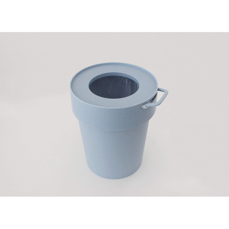 Way-be 240037 TapTrash Trash Can with Hidden Bag, Khaki, Size