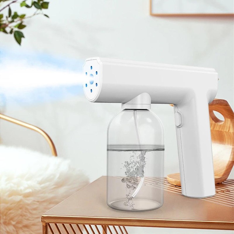 Portable Nano Sprayer Rechargeable Blue Light Handheld Sprayer Electric Large