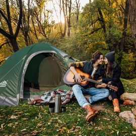 2 Person Backpacking Tent, Waterproof 4 Season Tent, Windproof Cold Weather Winter Tent for Camping, Hiking, Hunting, Cycling