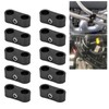 10PCS Hose Separator Clamp 4AN Aluminum Alloy Universal Oil Line