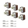 LENKRAD 6 PCS Push Button Latch Cabinet Door Catch Keyless