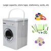 ZJchao Laundry Powder Box, Detergent Powder Storage Box Washing Machine