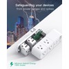Surge Protector Outlet Extender with Rotating Plug, 6 AC Multi
