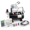Timbertech Airbrush Kit With Compressor AS-186K With Airbrush Gun, Air