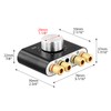 QWORK® Mini Amplifier Bluetooth, Digital Power Amplifier HiFi Stereo Amplifier