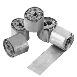 Fishing Soft Lead 5 Rolls Lead Leaf Roll Fishing Sinkers Weights Tackle Accessories Boards Weights Tackle Fishing Accessories for Wild Fishing Sea Fishing 0.6 mm